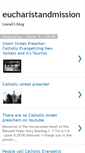 Mobile Screenshot of eucharistandmission.blogspot.com