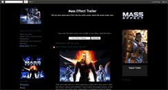 Desktop Screenshot of mass-effect-movie-trailer.blogspot.com