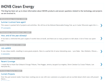 Tablet Screenshot of inov8cleanenergy.blogspot.com