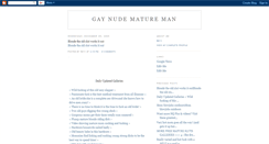 Desktop Screenshot of gay-nude-mature-man.blogspot.com