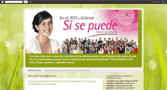 Desktop Screenshot of gloriagarciasisepuede.blogspot.com