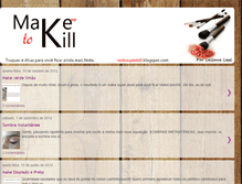 Tablet Screenshot of makeuptokill.blogspot.com