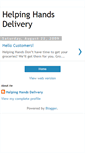 Mobile Screenshot of helpinghandsdelivery.blogspot.com