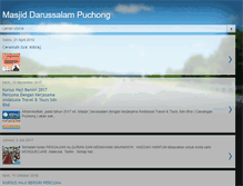Tablet Screenshot of masjiddarussalampuchong.blogspot.com