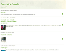 Tablet Screenshot of cachoeiragrandelagoinha.blogspot.com