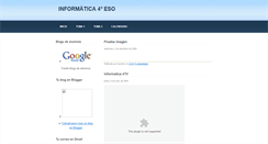 Desktop Screenshot of informatica40.blogspot.com