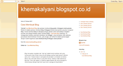 Desktop Screenshot of khemakalyani.blogspot.com