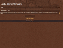 Tablet Screenshot of drakehomeconcepts.blogspot.com