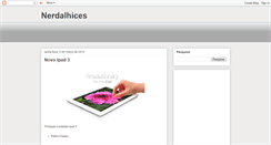 Desktop Screenshot of nerdsobrenada.blogspot.com