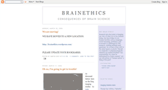 Desktop Screenshot of brainethics.blogspot.com