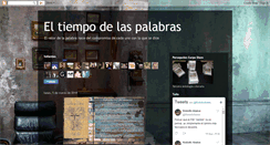 Desktop Screenshot of eltiempodelaspalabras.blogspot.com