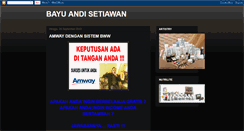Desktop Screenshot of bayuamway.blogspot.com