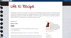 Desktop Screenshot of lifekirecipe.blogspot.com