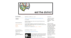 Desktop Screenshot of eatthedistrict.blogspot.com