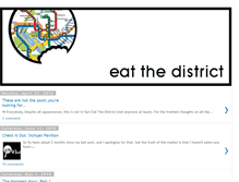 Tablet Screenshot of eatthedistrict.blogspot.com