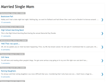 Tablet Screenshot of marriedsinglemom.blogspot.com