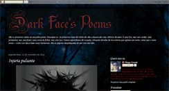 Desktop Screenshot of darkfacepoems.blogspot.com