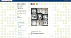 Desktop Screenshot of memoriasdeunamosca.blogspot.com