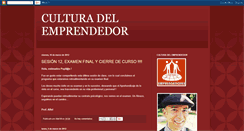 Desktop Screenshot of culturadelemprendedorune.blogspot.com