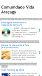 Mobile Screenshot of comunidadevidaaracagy.blogspot.com