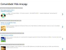 Tablet Screenshot of comunidadevidaaracagy.blogspot.com