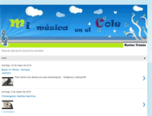 Tablet Screenshot of mimusicaenelcole.blogspot.com