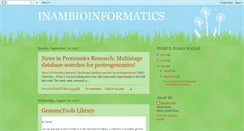 Desktop Screenshot of inambioinfo.blogspot.com