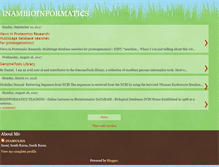 Tablet Screenshot of inambioinfo.blogspot.com