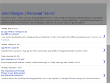 Tablet Screenshot of johnmorganpersonaltraining.blogspot.com