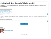 Tablet Screenshot of christybecknewhomes.blogspot.com