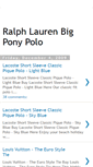 Mobile Screenshot of big-pony-polo.blogspot.com