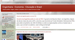 Desktop Screenshot of economia-engenharia-e-brasil.blogspot.com