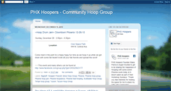 Desktop Screenshot of phxhoopers.blogspot.com