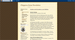 Desktop Screenshot of chippewalionsnews.blogspot.com