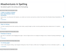 Tablet Screenshot of misadventuresinspelling.blogspot.com