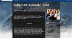 Desktop Screenshot of cinematicforms.blogspot.com