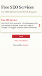 Mobile Screenshot of ezseoservices.blogspot.com