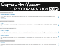 Tablet Screenshot of capturethemomentphotomarathon.blogspot.com