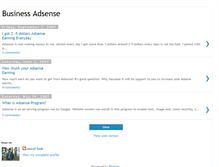 Tablet Screenshot of businessadsense.blogspot.com