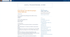 Desktop Screenshot of javawebspherejobs.blogspot.com
