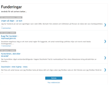 Tablet Screenshot of funderingar.blogspot.com