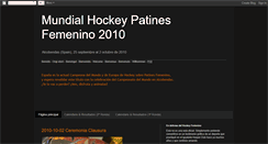 Desktop Screenshot of mundialhockeyfemenino2010.blogspot.com