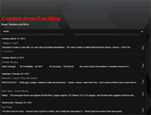 Tablet Screenshot of combatarmsfanblog.blogspot.com