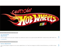 Tablet Screenshot of conexionhotwheels.blogspot.com