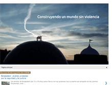 Tablet Screenshot of noviolenciactiva.blogspot.com