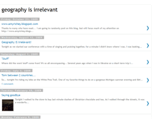 Tablet Screenshot of geographyisirrelevant.blogspot.com