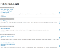 Tablet Screenshot of fishingtechniques.blogspot.com