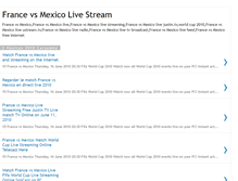 Tablet Screenshot of livestreamfrancevsmexico.blogspot.com