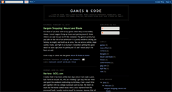 Desktop Screenshot of gamesandcode.blogspot.com