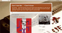 Desktop Screenshot of dontaskmeidontknow.blogspot.com